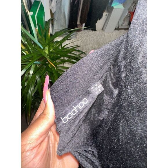 Boohoo Faux Wrap Skirt SZ 8 - Picture 3 of 5